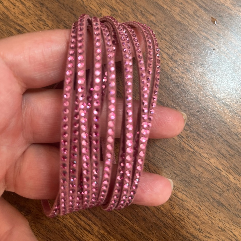 Pink Swavorski Crystal Bracelet